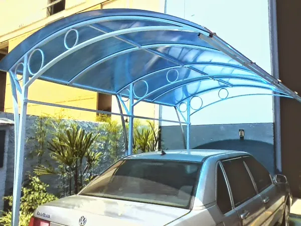 Garagem em policarbonato